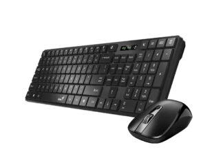 GENIUS SlimStar 8250 Wireless USB YU crna tastatura+ miš