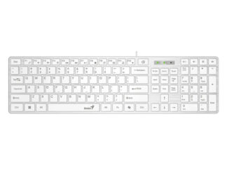 GENIUS SlimStar 126 USB US bela tastatura