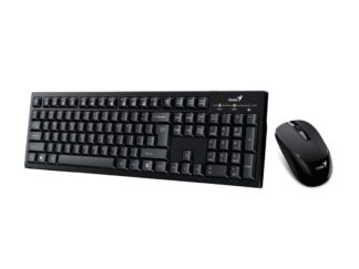 GENIUS Smart KM-8101 Wireless USB YU crna tastatura + miš