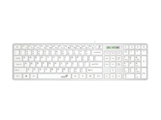GENIUS SlimStar 126 USB YU bela tastatura