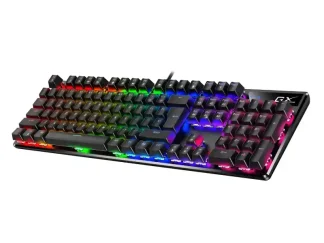 GENIUS Scorpion K12 Gaming RGB USB US mehanička tastatura crna