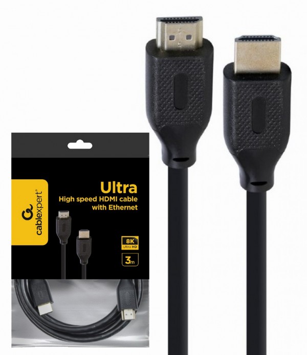 CC-HDMI8K-3M Gembird HDMI kabl v.2.1 ethernet support