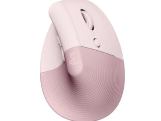 LOGITECH Lift Vertical Ergonomic Wireless miš roze