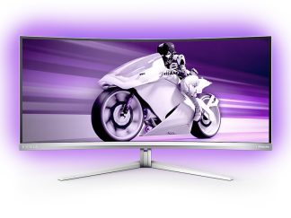 PHILIPS_ 34 inča 34M2C8600/00 UWQHD 3440x1440 QD OLED 175 Hz Ambiglow gaming monitor