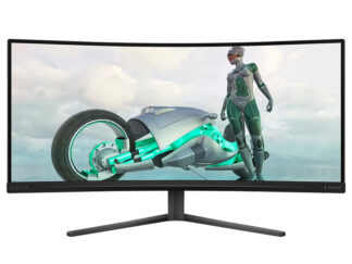 PHILIPS_ 34 inča Evnia 34M2C3500L/00 UWQHD 3440x1440 Fast VA 180 Hz HDR10 zakrivljeni gaming monitor