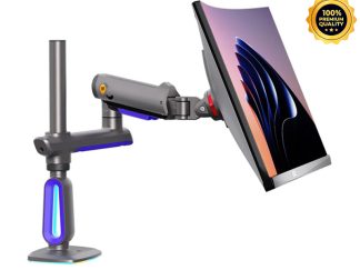 NORTH BAYOU G80 Gaming stoni nosač za monitor mat crni