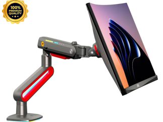 NORTH BAYOU L60 Gaming stoni nosač za monitor mat crni