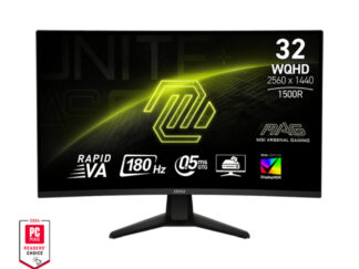 MSI 32 inča MAG 32CQ6F WQHD 2560x1440 Rapid VA 180 Hz zakrivljeni gaming monitor