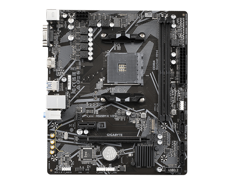 GIGABYTE A520M K V2 rev. 1.x matična ploča - Image 4