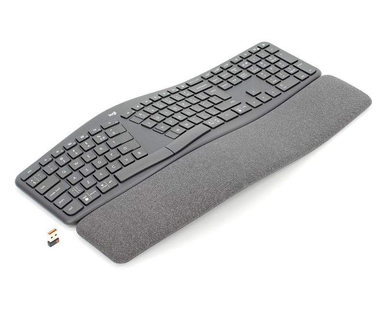 LOGITECH K860 Ergo Wireless Split US tastatura - Image 2