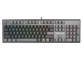 A4 TECH FS100 FSTYLER USB Neon Backlit US crna tastatura