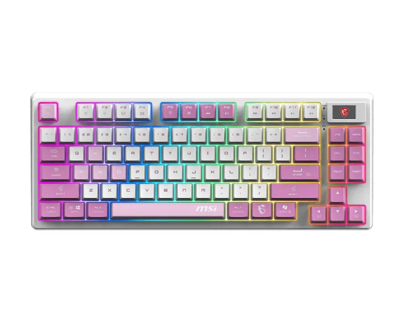 MSI FORGE GK600 TKL W VIOLET US wireless tastatura