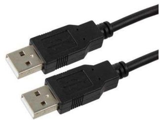 CCP-USB2-AMAM-6 Gembird USB 2.0 Cable A Male - A Male Round 1.80 m Black