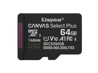 KINGSTON Memorijska kartica U1 V10 SDXC 64GB Canvas Select Plus G3 100R A1 SDCS3/64GBSP