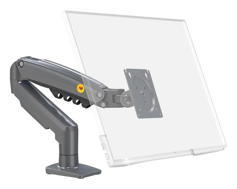 NORTH BAYOU F80 stoni nosač za monitor mat crni 17-30 inča - Image 3