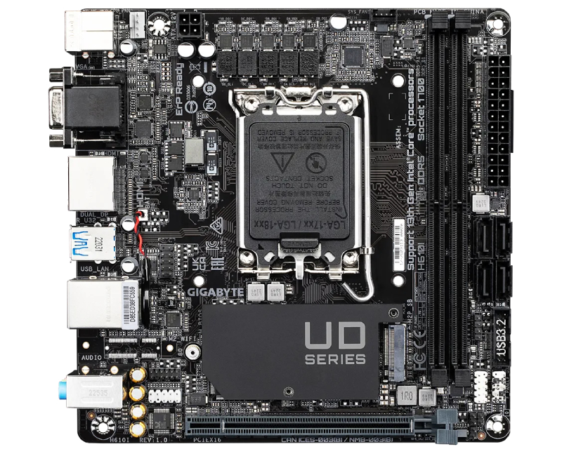 GIGABYTE H610I rev. 1.x matična ploča - Image 4