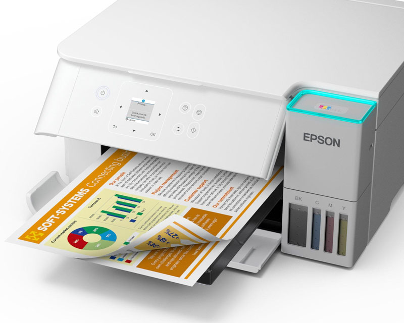 EPSON L4366 EcoTank wireless multifunkcijski inkjet štampač beli - Image 3
