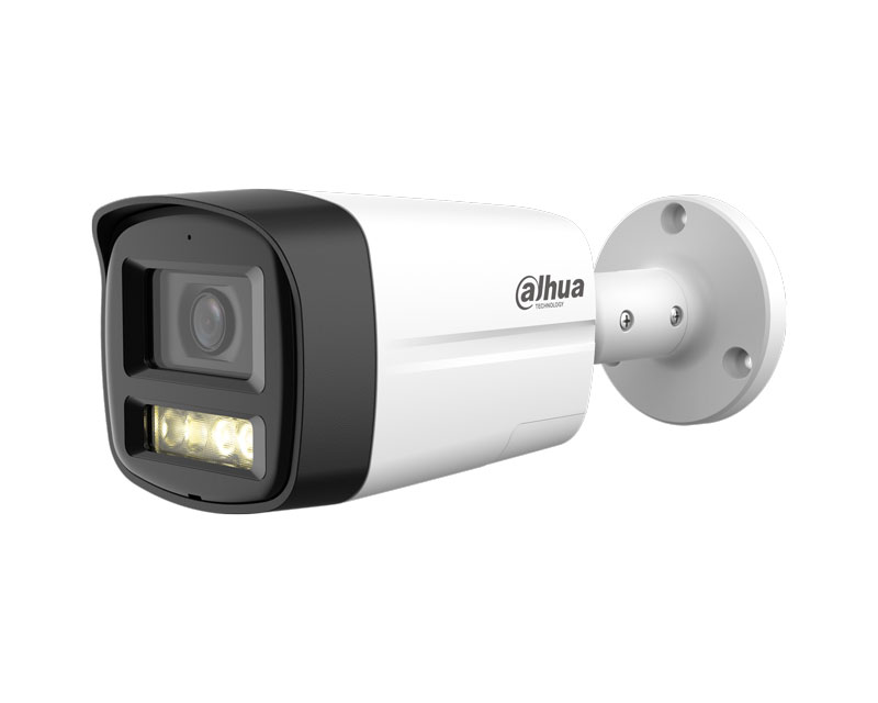 DAHUA HAC-HFW1500TLMP-IL-T-0360B-DIP 5MP Smart Dual Light HDCVI Two-way Talk Fixed-focal Bullet kamera