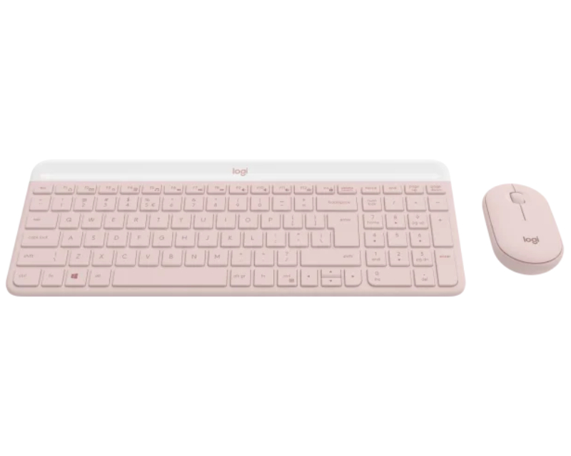 LOGITECH MK470 Wireless Desktop US Roze tastatura + miš - Image 2