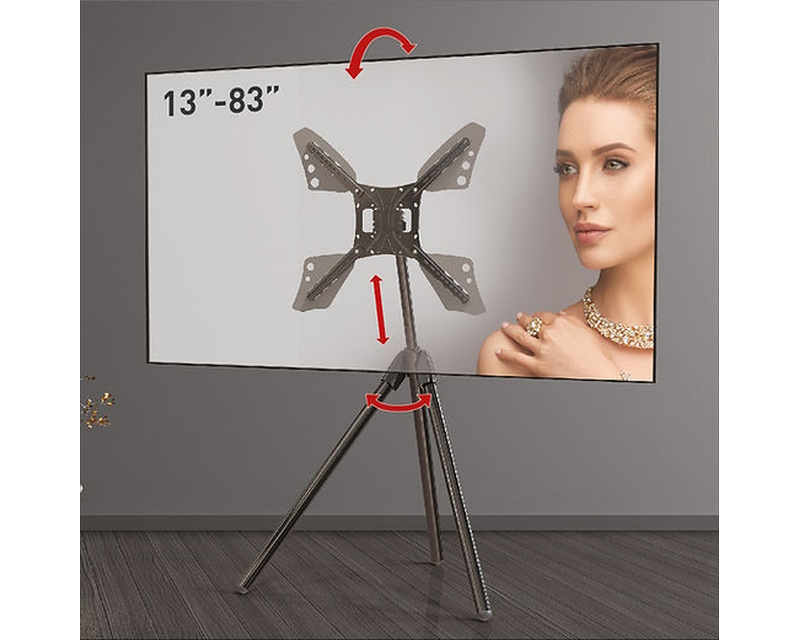 BARKAN DTP410 LCD TV Tripod podni nosač od 13 do 86 inča - Image 2