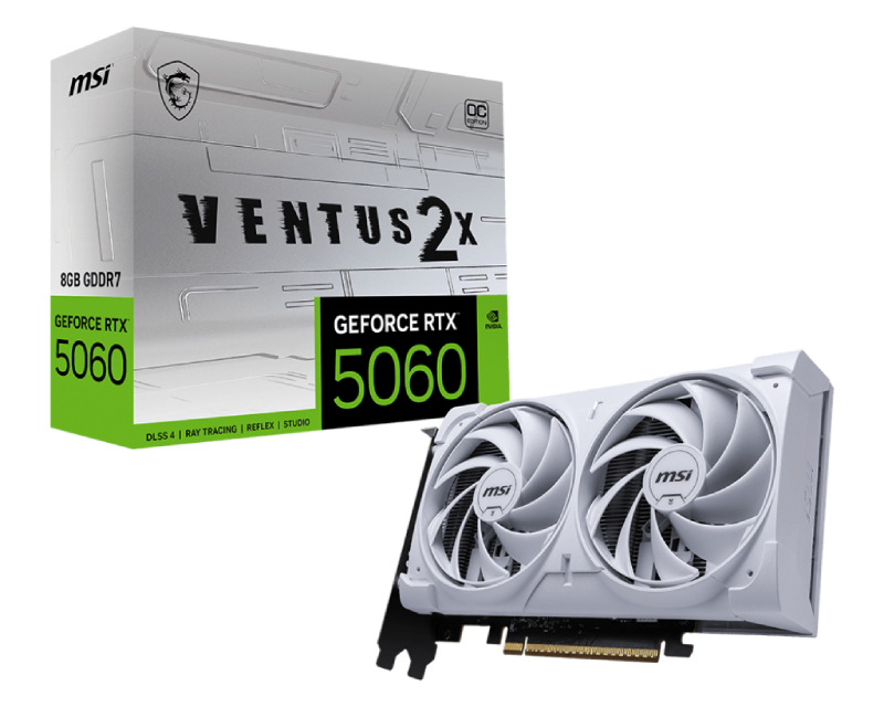 MSI GeForce RTX 5060 8G VENTUS 2X OC WHITE grafička karta - Image 3