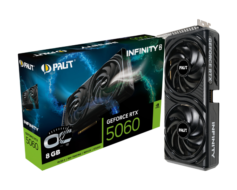 PALIT nVidia GeForce RTX 5060 8GB 128bit RTX 5060 Infinity 2 OC grafička karta - Image 2