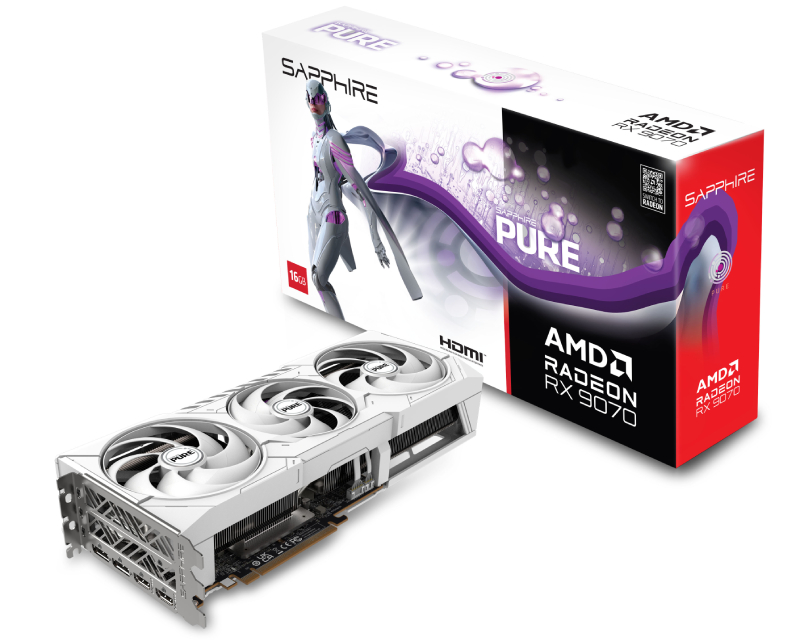 SAPPHIRE AMD Radeon RX 9070 16GB 256bit PURE RX 9070 GAMING OC 16GB (11349-02-20G) grafička karta - Image 2