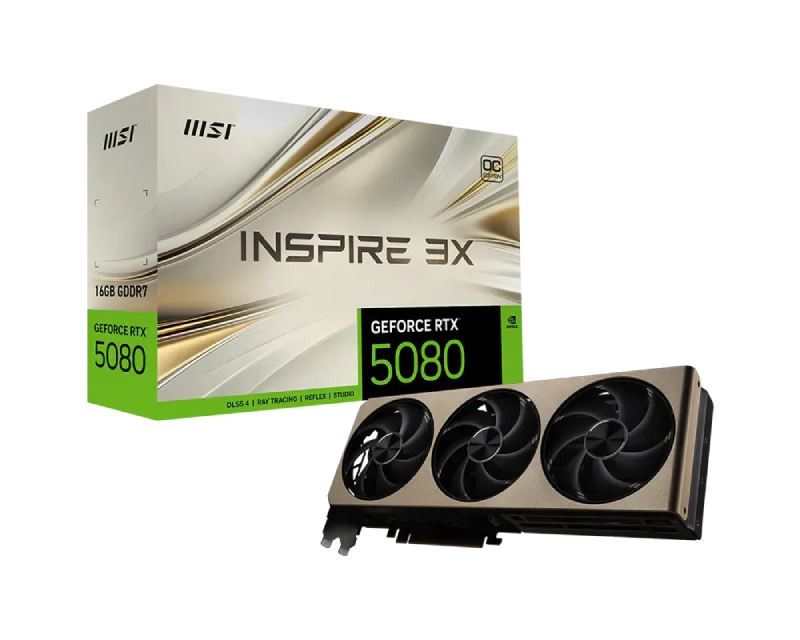 MSI GeForce RTX 5080 16G INSPIRE 3X OC grafička karta - Image 4