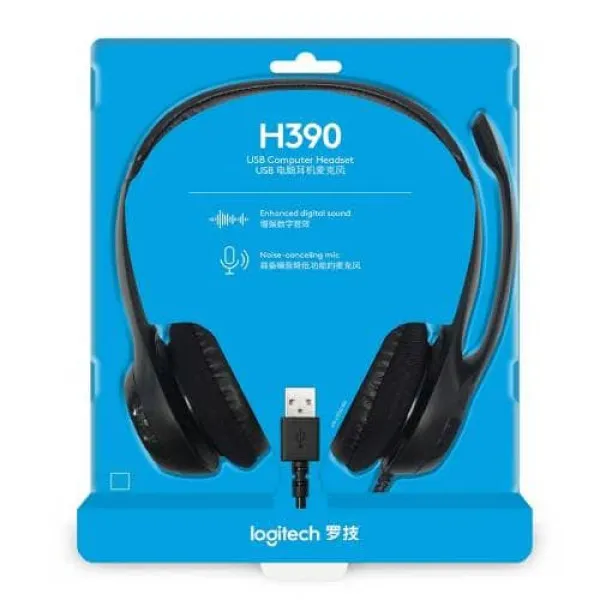 Slušalice žične Logitech H390 Stereo 981-000406 - Image 3