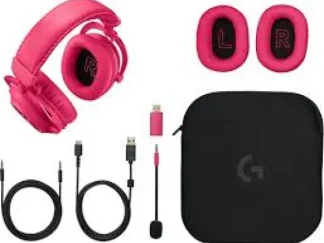 Slušalice Wireless gaming Logitech PRO X 2 Lightspeed roze 981-001275