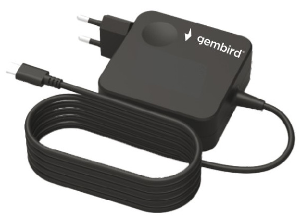 NPA-AC9D Gembird punjač za laptop 65W kabl 2m USB-C