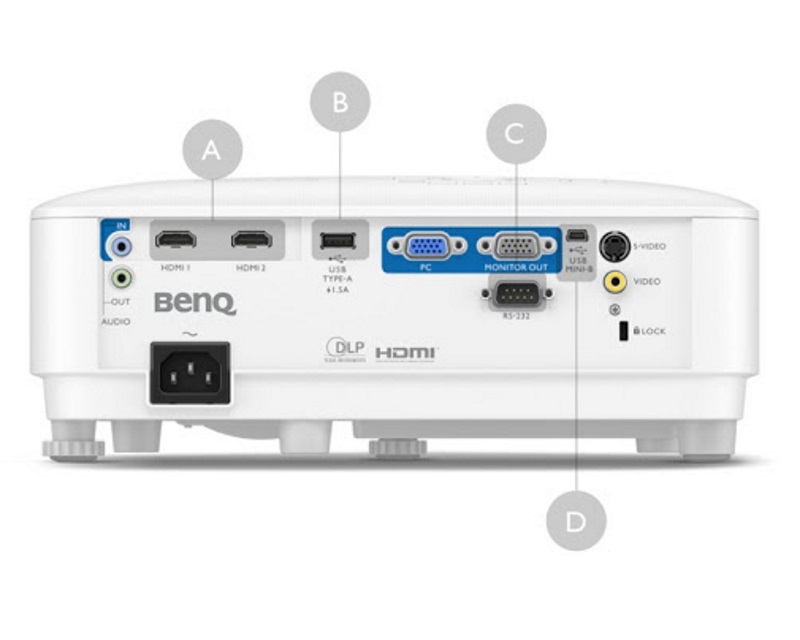 BENQ MX560 prenosivi Lamp XGA 4000 ANSI lumena 20000:1 projektor - Image 3