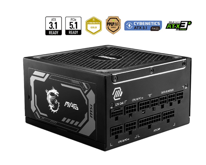 MSI MAG A1000GL PCIE5 1000W napajanje 7Y