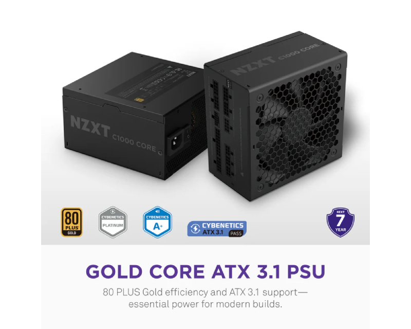 NZXT C1000 Gold 1000W (PA-0G3BB-EU) napajanje - Image 2