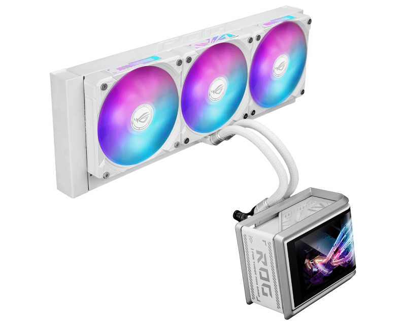 ASUS ROG Ryuo IV SLC 360 ARGB WHITE vodeno hlađenje belo - Image 3