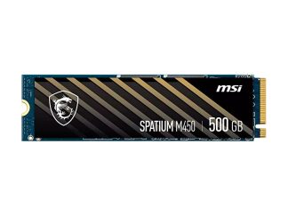 MSI SPATIUM M452 500GB PCIe 4.0 NVMe M.2 SSD