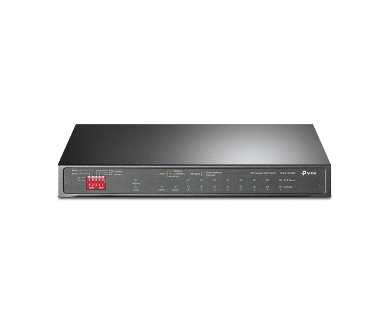TP-LINK TL-SG1210MP POE+switch 8-port GIGABIT - Image 2