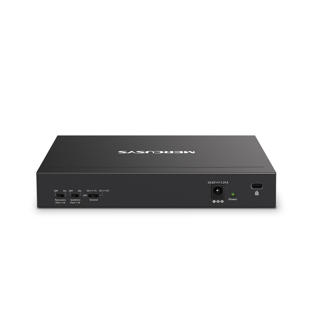 MERCUSYS MS110P(UN) 0-Port 10/100Mbps Desktop Switch with 8-Port PoE+ - Image 3