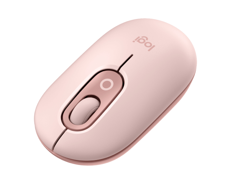 LOGITECH Pop Mouse with Emoji, Rose miš - Image 3