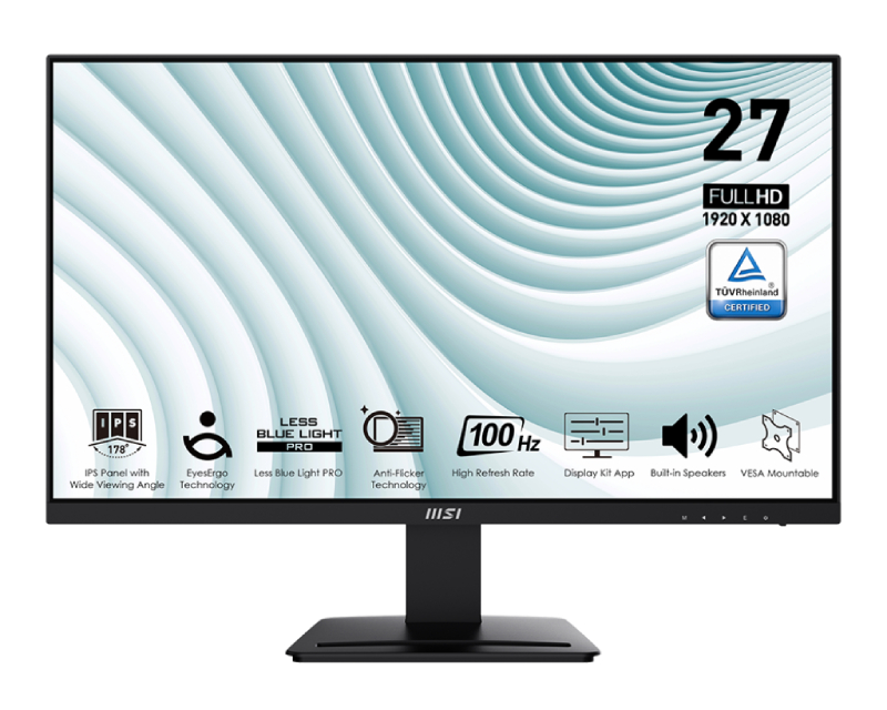 MSI 27 inča PRO MP273A FHD 1920x1080 IPS 100 Hz business monitor - Image 2