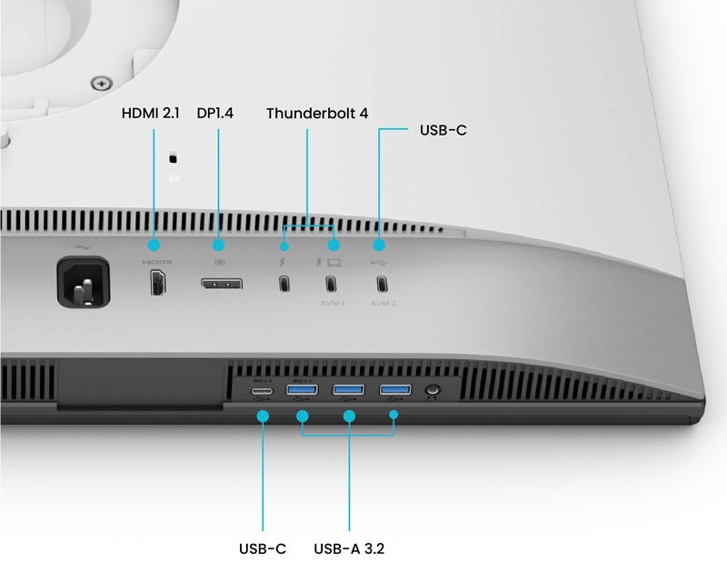 BENQ 27 inča PD2730S 5K 5120x2880 IPS Thunderbolt 4 90W dizajnerski monitor beli - Image 3
