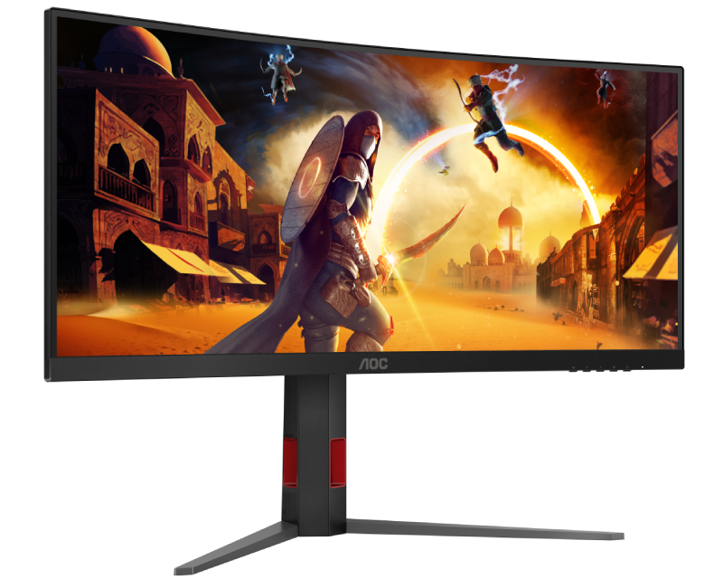 AOC 34 inča CU34G4Z WQHD 3440x1440 Fast VA 240 Hz FreeSync zakrivljeni gaming monitor - Image 2