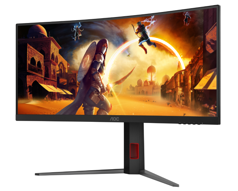 AOC 34 inča CU34G4Z WQHD 3440x1440 Fast VA 240 Hz FreeSync zakrivljeni gaming monitor - Image 3