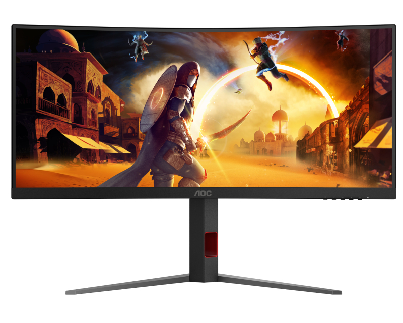 AOC 34 inča CU34G4Z WQHD 3440x1440 Fast VA 240 Hz FreeSync zakrivljeni gaming monitor - Image 4