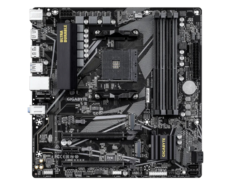 GIGABYTE B550M DS3H R2 rev. 1.x matična ploča - Image 4