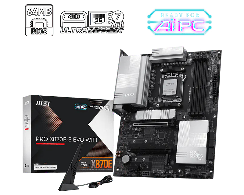 MSI PRO X870E-S EVO WIFI matična ploča - Image 3