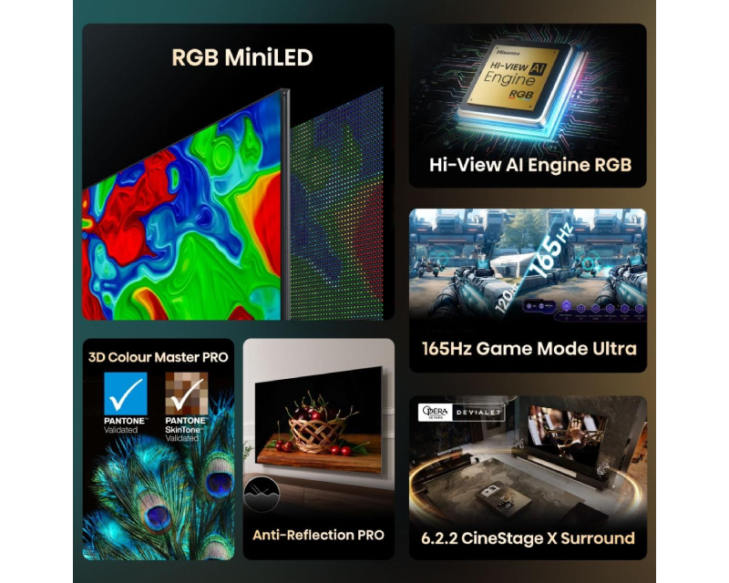 HISENSE 116 inča 116UXQ Mini-LED 4K UHD Smart TV - Image 3