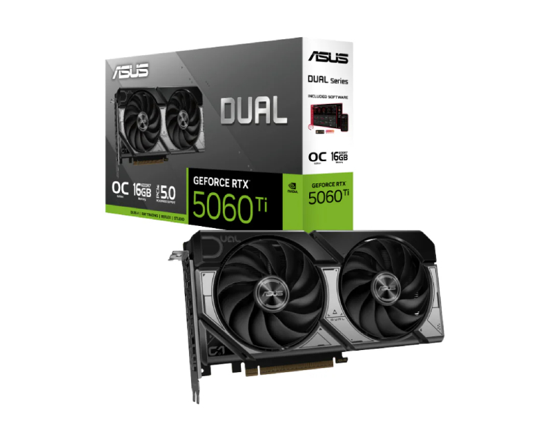 ASUS nVidia GeForce RTX 5060 Ti 16GB DUAL-RTX5060TI-O16G grafička karta - Image 2