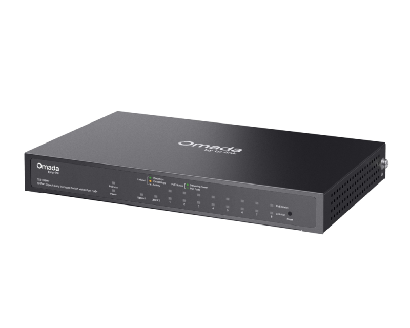 TP-LINK ES210GP Omada 10-Port Gigabit Switch sa 8-Port PoE+