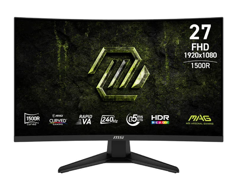 MSI 27 inča MAG 275CF X24 FHD 1920x1080 Rapid VA 240 Hz zakrivljeni gaming monitor
